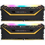 Модуль памяти для компьютера DDR4 16GB (2x8GB) 3000 MHz Vengeance RGB Pro Black CORSAIR (CMW16GX4M2C3000C15-TUF)