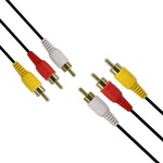 Кабель мультимедийный 3RCA to 3RCA 1.8m Vinga (RCA02-1.8)