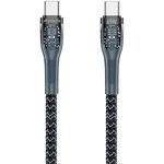 Дата кабель USB-C to USB-C 1.3m Lotto PD-B89CC Black Proda (PD-B89 (C-C)-BK)