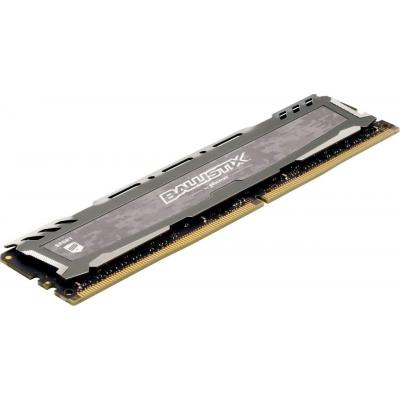 Модуль памяти для компьютера DDR4 8GB 3000 MHz Ballistix Sport LT Gray MICRON (BLS8G4D30AESBK)