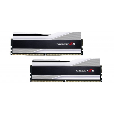 Модуль пам'яті для комп'ютера DDR5 32GB (2x16GB) 6000 MHz Trident Z5 Silver G.Skill (F5-6000J4040F16GX2-TZ5S)