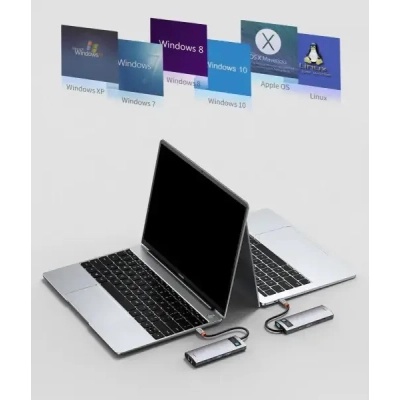Концентратор Baseus USB-C 8-in-1 (CAHUB-CV0G)