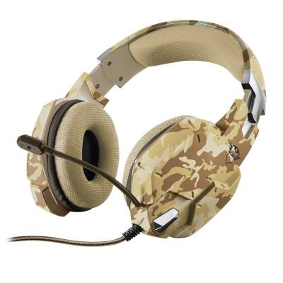 Наушники Trust GXT 322D Carus 3.5mm DESERT CAMO (22125)