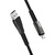 Дата кабель USB 2.0 AM to Lightning 1.0m zinc alloy + led black ColorWay (CW-CBUL035-BK)