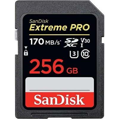 Карта пам'яті SanDisk 256GB SD class 10 UHS-I U3 V30 Extreme PRO (SDSDXXD-256G-GN4IN)