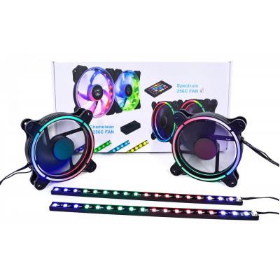 Кулер для корпуса Qube RGB_SPECTRUM_KITv02