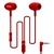 Наушники HF RM-515 Red (mic + button call answering) Remax (42264)