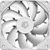 Кулер до корпусу ID-Cooling TF-12025-PRO WHITE