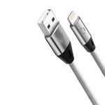 Дата кабель USB 2.0 AM to Lightning 1.0m Nova White CORD (CDN-L1-2W)