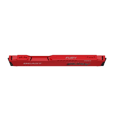 Модуль памяти для компьютера DDR3 4GB 1866 MHz Fury Beast Red Kingston Fury (ex.HyperX) (KF318C10BR/4)