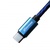 Дата кабель Grand-X USB - Type C, Cu, 1.5A, Blue/Black, 1m (FC05BLB)