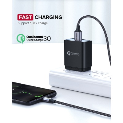 Дата кабель USB 2.0 AM to Micro 5P 1.5m US290 Silver Ugreen (US290/60152)