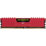 Модуль памяти для компьютера DDR4 8GB 2400 MHz Vengeance LPX Red CORSAIR (CMK8GX4M1A2400C16R)