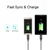Дата кабель USB 3.0 AM to Type-C 1.0m 2.4A Choetech (AC0007)