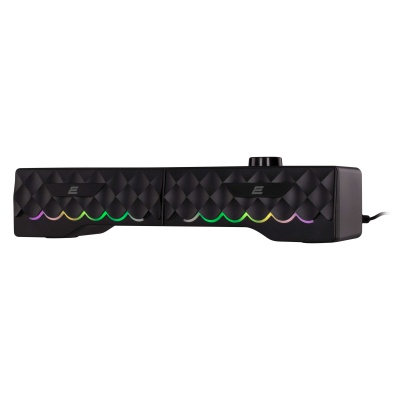 Акустична система 2E PCS232 RGB Soundbar USB Black (2E-PCS232BK)