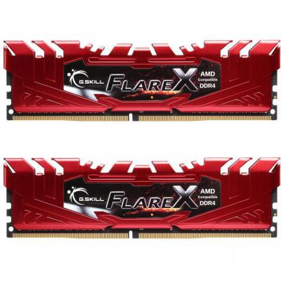 Модуль памяти для компьютера DDR4 16GB (2x8GB) 2400 MHz Flare X Red G.Skill (F4-2400C15D-16GFXR)