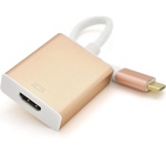 Перехідник USB-C to HDMI F 0.1m 4K gold Voltronic (YT-C-Type-C(M)/HDMI(F))