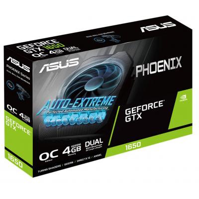 Відеокарта ASUS GeForce GTX1650 4096Mb PH OC D6 P (PH-GTX1650-O4GD6-P)