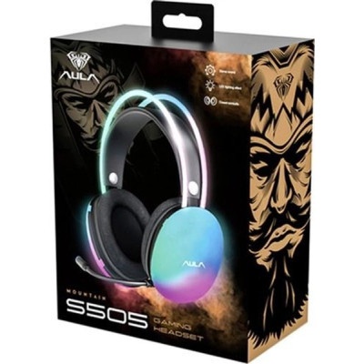 Навушники Aula S505 RGB Transparent Gaming Headset Black (6948391235479)