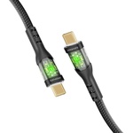 Дата кабель USB-C to USB-C transline-cc.black Promate (transline-cc.black)