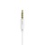 Наушники HF RM-501 White (mic + button call answering) Remax (37155)
