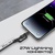 Дата кабель USB-C to USB-C/Lightning powerlink-cci.black Promate (powerlink-cci.black)