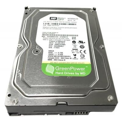 Жесткий диск 3.5'  500Gb Western Digital (#WD5000AUDX-FR#)