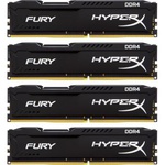 Модуль памяти для компьютера DDR4 32GB (4x8GB) 2666 MHz Fury Black Kingston (HX426C15FBK4/32)