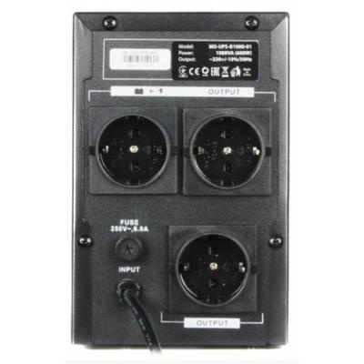 Источник бесперебойного питания Maxxter 1000VA (MX-UPS-B1000-01)