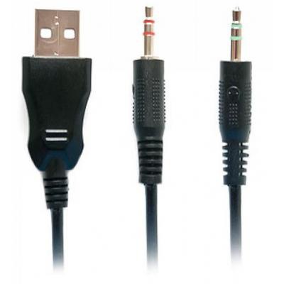 Наушники REAL-EL GDX-7400 Backlit black