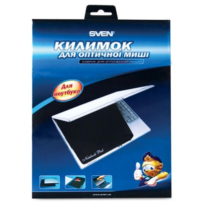 Коврик для мышки Sven Notebook microfiber (HC01-03 black)