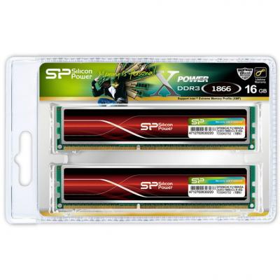 Модуль памяти для компьютера DDR3 16GB (2x8GB) 1866 MHz X-Power Silicon Power (SP016GXLYU186NDA)