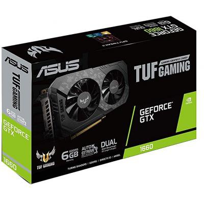 Видеокарта ASUS GeForce GTX1660 6144Mb TUF GAMING (TUF-GTX1660-6G-GAMING)