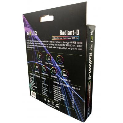 Кулер для корпуса Gelid Solutions Radiant-D Digital-RGB LED 120mm (FN-Radiant-D-20)