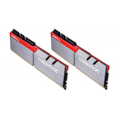 Модуль памяти для компьютера DDR4 16GB (2x8GB) 3200 MHz Trident Z Silver G.Skill (F4-3200C15D-16GTZ)