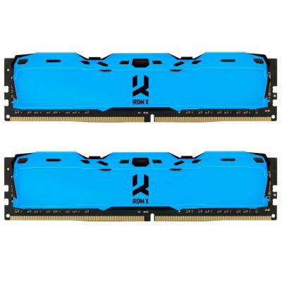 Модуль памяти для компьютера DDR4 16GB (2x8GB) 3000 MHz IRDM Blue Goodram (IR-XB3000D464L16S/16GDC)