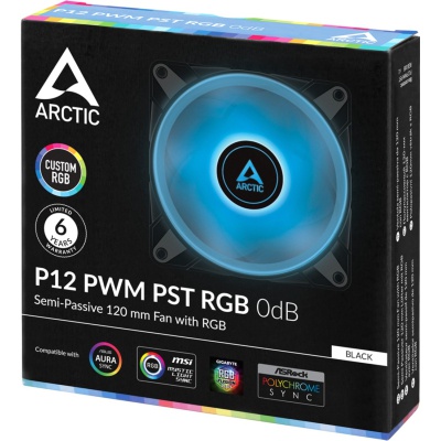 Кулер для корпуса Arctic P12 PWM PST RGB (ACFAN00186A)