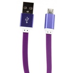 Дата кабель Dengos PLS-M-SHRT-PLSK-PURPLE