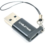 Перехідник USB 3.0 AM to USB-C F Cabletime (CA913701)