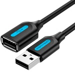 Дата кабель USB 2.0 AM/AF 1.5m Vention (ZAFBG)