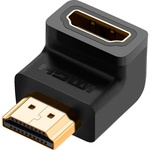 Перехідник HDMI M to HDMI F 90° corner Down HD112 black UGREEN (20109)