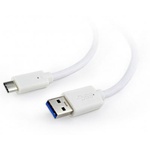 Дата кабель USB 3.0 AM to Type-C 0.1m Cablexpert (CCP-USB3-AMCM-W-0.1M)