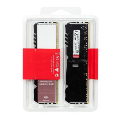 Модуль памяти для компьютера DDR4 64GB (2x32GB) 3200 MHz HyperX Fury RGB Kingston Fury (ex.HyperX) (HX432C16FB3AK2/64)