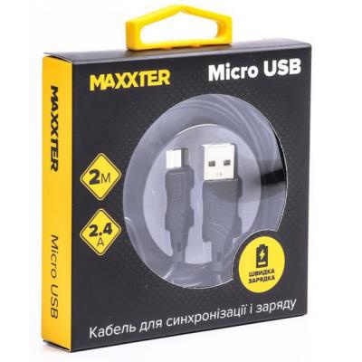 Дата кабель USB 2.0 AM to Micro 5P 2.0m Maxxter (UB-M-USB-02-2m)