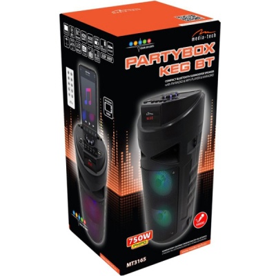 Акустична система Media-Tech PARTYBOX KEG BT 30W Black (MT3165)