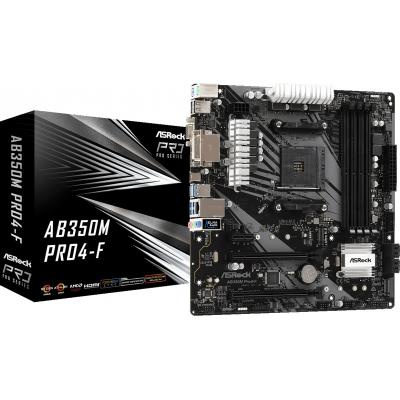 Материнская плата ASRock AB350M PRO4-F