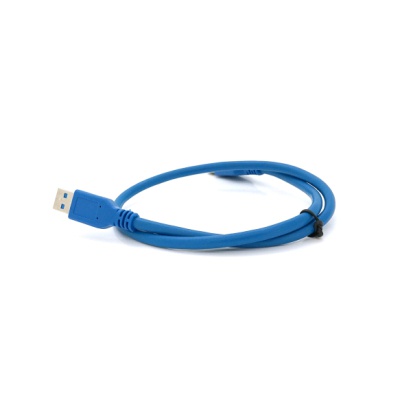 Дата кабель USB 3.0 AM/AM 0.6m Blue Voltronic (YT-3.0AM+AM-0.6)