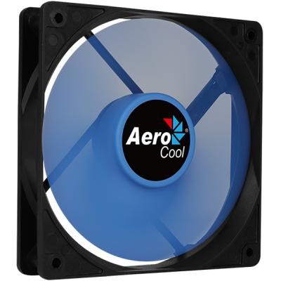 Кулер для корпуса AeroCool Force 12 PWM Blue 4P (4718009158023)