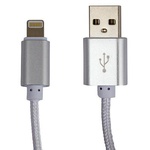 Дата кабель USB 2.0 AM to Lightning 1.0m DC-IP-152NR white Greenwave (R0014166)