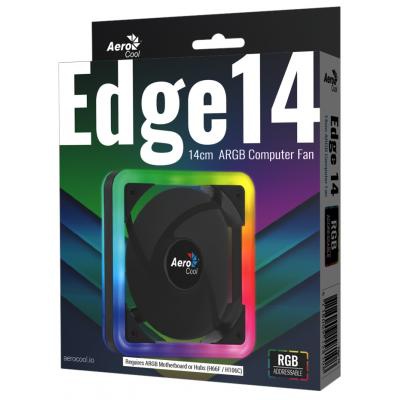 Кулер для корпуса AeroCool Edge 14 ARGB (4718009158108)